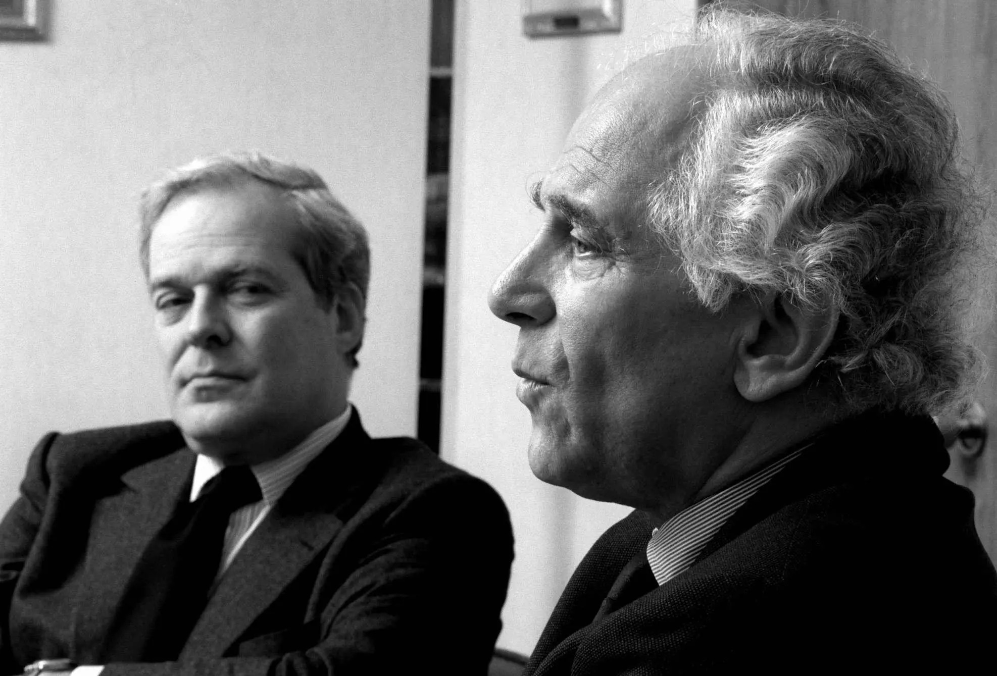 Эвелин де Ротшильд (справа) и его двоюродный брат барон Давид Рене де Ротшильд, 1966 год