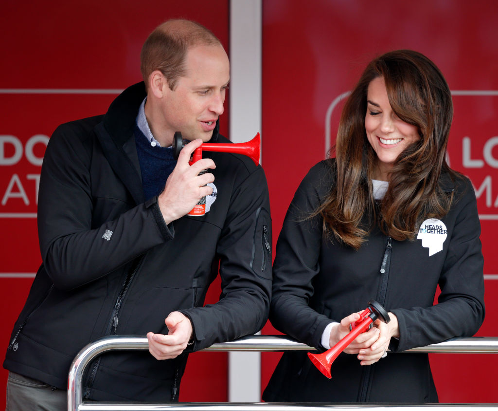 Принц Уильям и Кейт Миддлтон на Лондонском марафоне