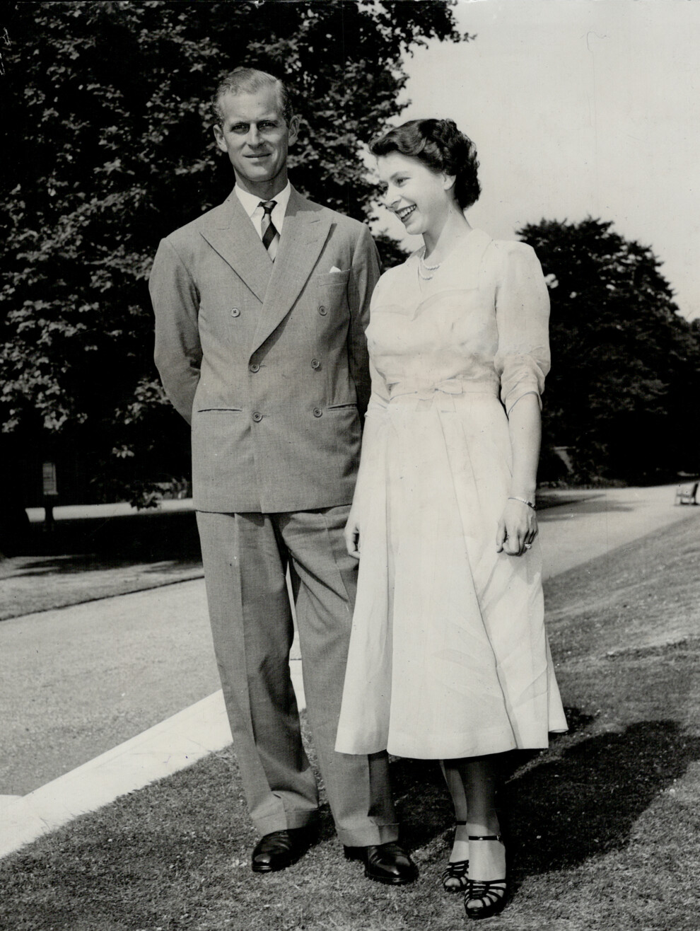 Герцог Эдинбургский Филипп и принцесса Елизавета, 1951 год