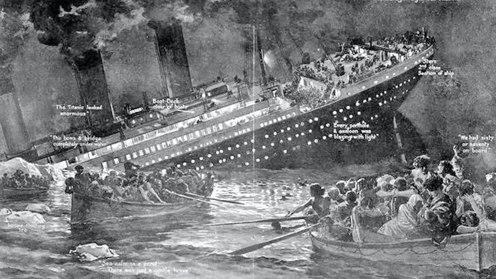 «Титаник» шел ко дну три часа, но спастись с корабля смогли немногие 