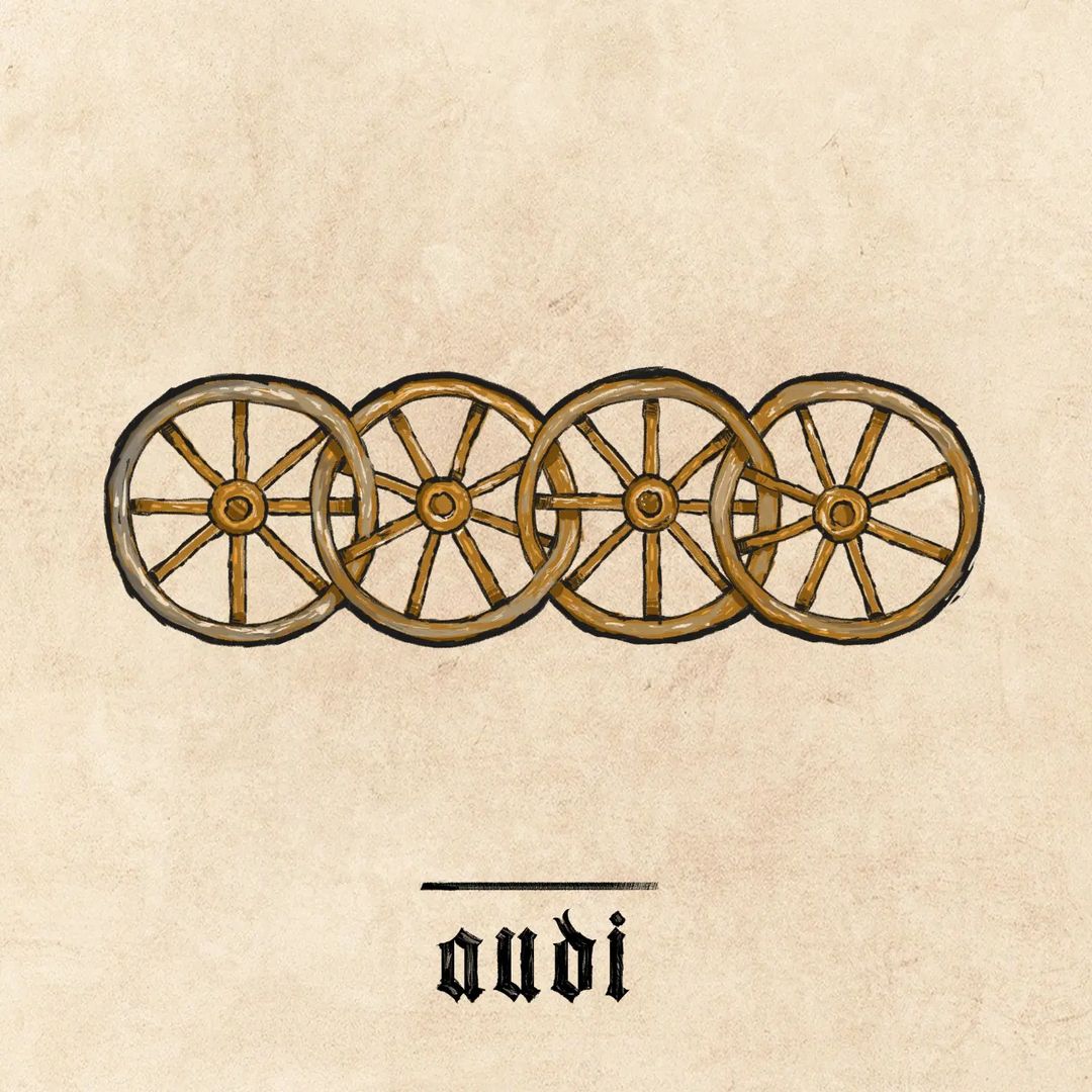 «Средневековый» логотип Audi