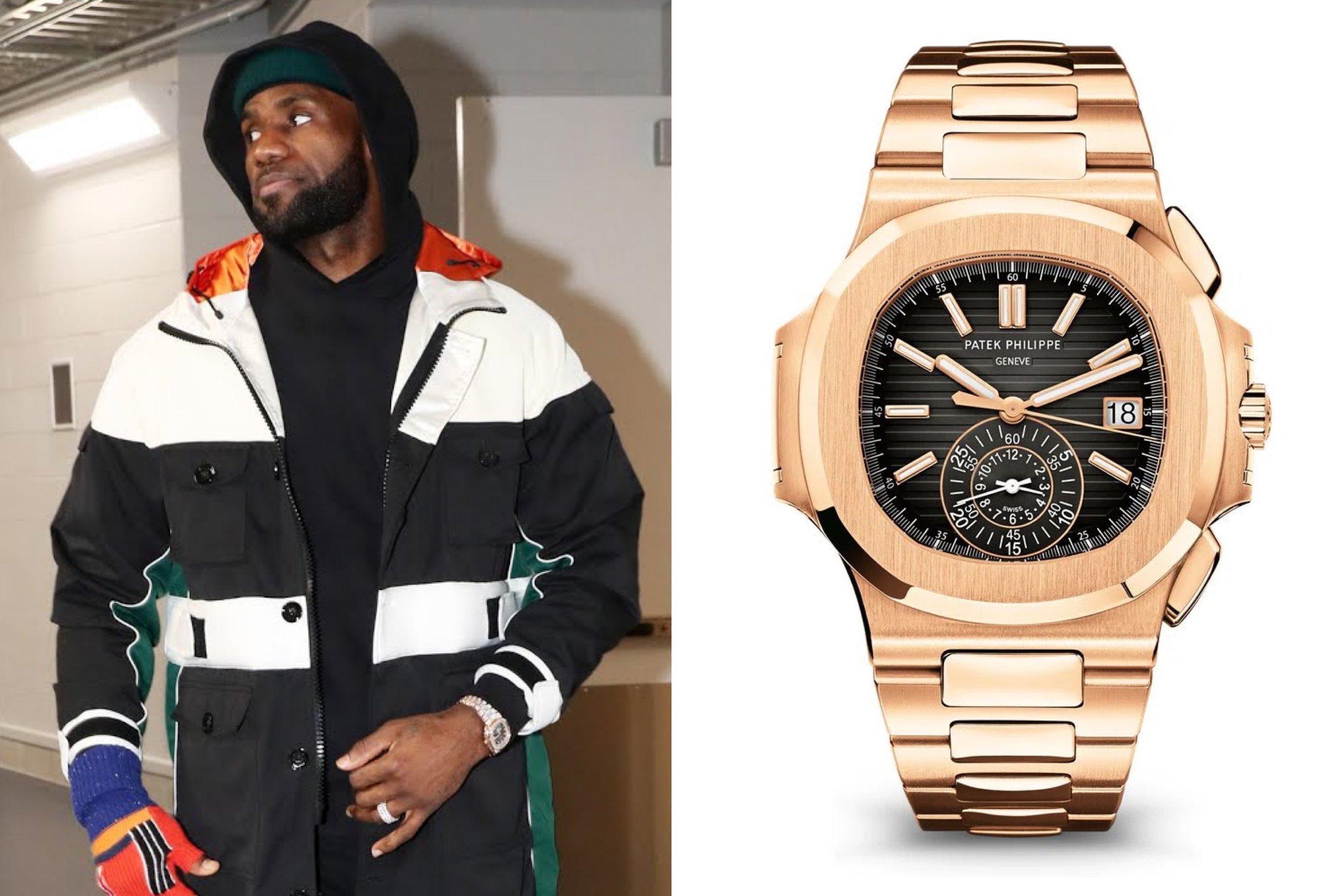 Patek Philippe rose gold Nautilus chronograph 
