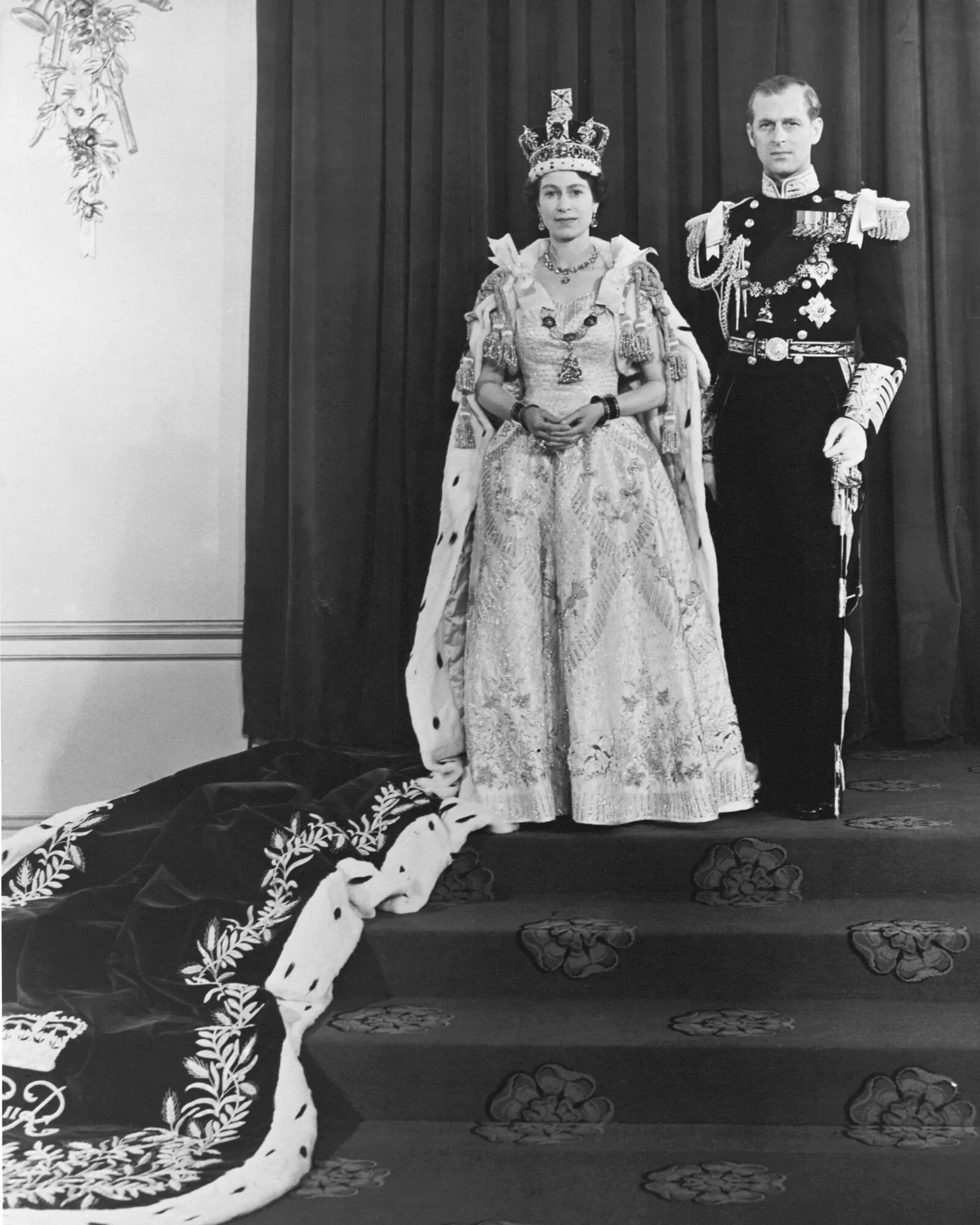 Елизавета II и принц Филипп