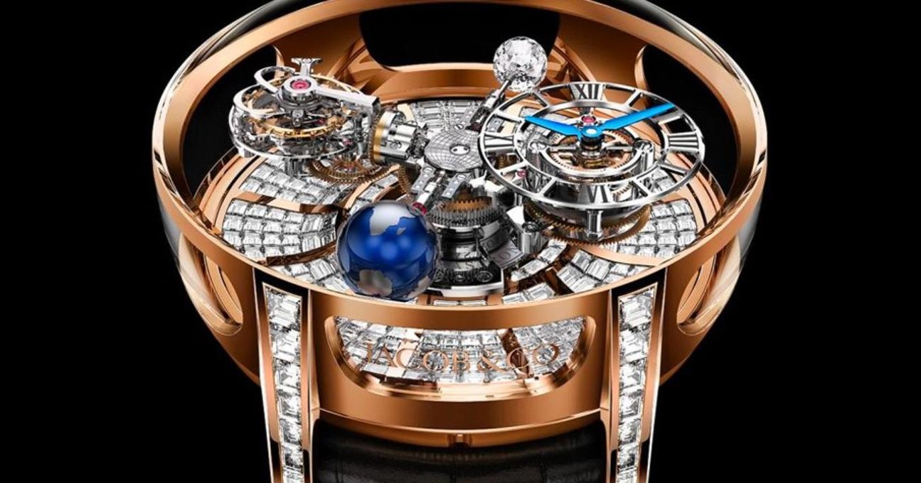 Часы Jacob&co Astronomia Tourbillon Baguette