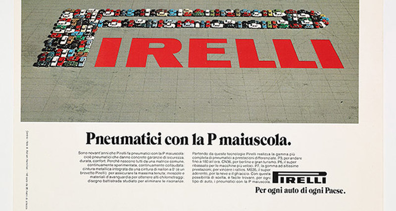 Pirelli выпустили книгу Pirelli Advertising with Capital P