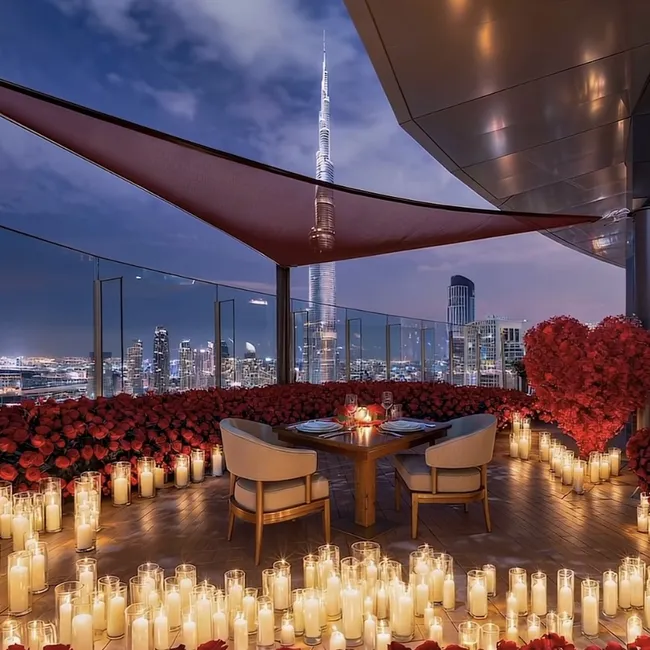 Где отметить 14 февраля: романтические ужины в Москве, Париже, Мадриде, Дубае и других городах