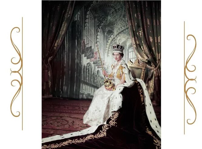 Елизавета II в коронационном одеянии, автор Сесил Битон, 1953 год