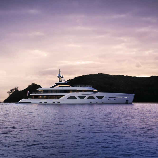 Гибридная суперъяхта Amels 60 построена на верфи Damen Yachting