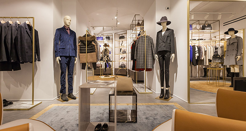 Флагманский бутик Trussardi в ГУМе
