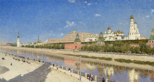 «Вид Кремля», Василий Верещагин