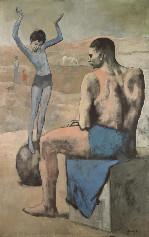 Картина «Девочка на шаре», художник Пабло Пикассо