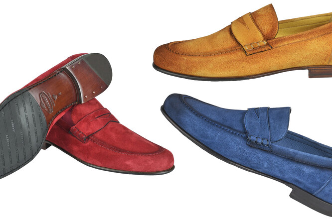 Яркие цвета в новой коллекции мужской обуви Barrett