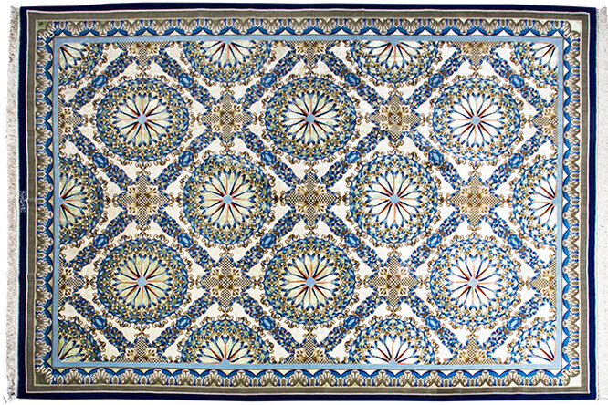 Уникальный ковёр из коллекции Исфахан в салоне Dovlet House