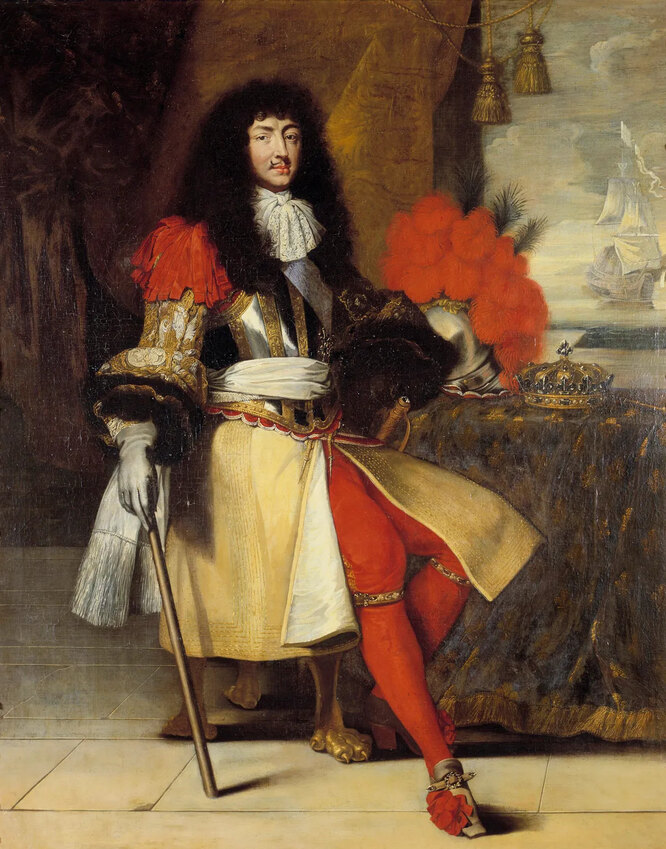 Мужской костюм «жостюкор» во Франции, XVII век