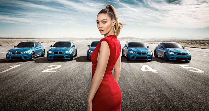 Супермодель Джиджи Хадид снялась в интерактивном фильме BMW