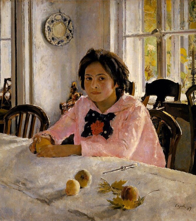 «Девочка с персиками». Автор: Валентин Серов