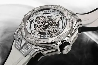 Hublot представили часы Big Bang Sang Bleu II в белом цвете