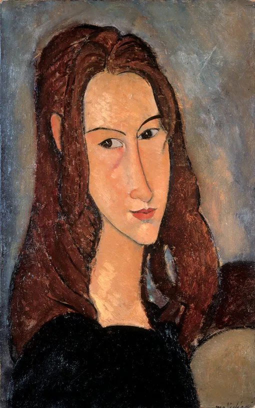 Амедео Модильяни «Портрет рыжеволосой девушки (Жанна Эбютерн)», 1918