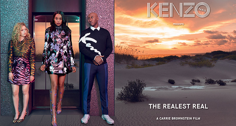 The Realest Real - новая рекламная кампания Kenzo осень-зима 2016/17