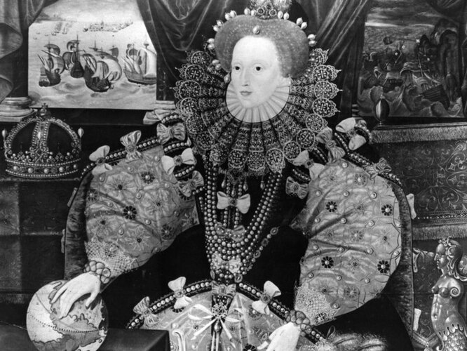 Королева Англии Елизавета I, известная своей любовью к шахматам