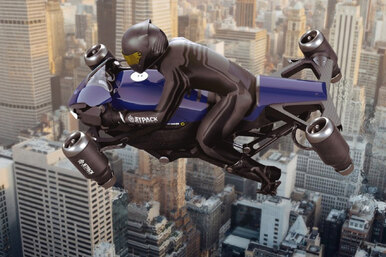 Будущее уже рядом: как выглядит первый в мире летающий мотоцикл