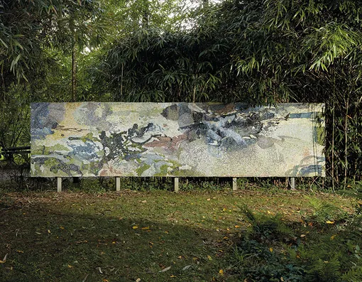 Мозаика Чжао Уцзи, «Без названия», 1984 г.
