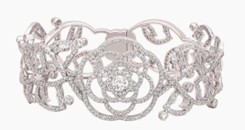 Браслет Chanel с камелией