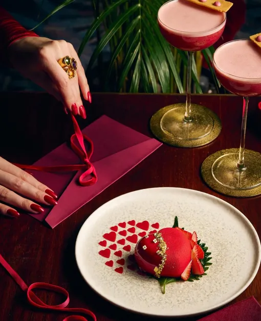 Ресторан Мишлен в Дубае, день всех влюбленных в Дубае Ресторан Мишлен в Дубае, день всех влюбленных в Дубае