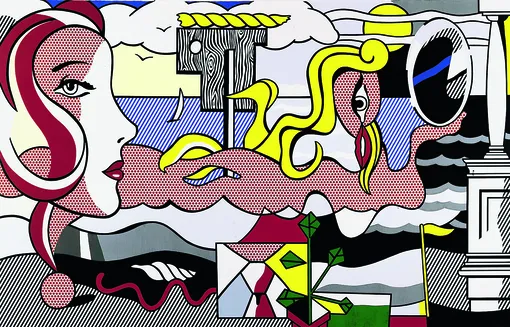 Roy Lichtenstein — Figures in Landscape