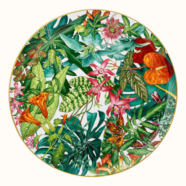 Посуда из коллекции Hermès Passifolia - яркая основа летней сервировки
