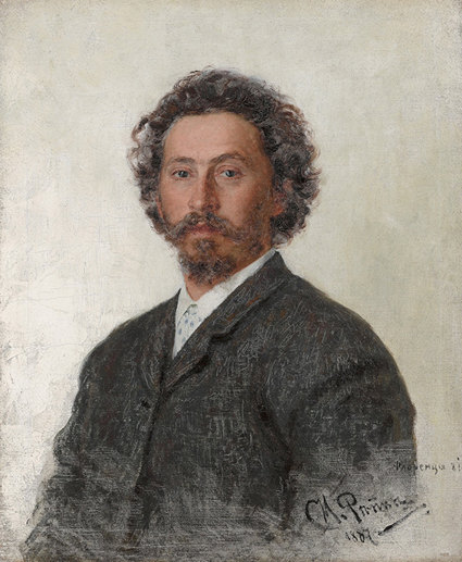«Автопортрет», Илья Репин, 1887 г. Третьяковская галерея, Москва