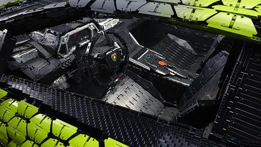 Интерьер Lamborghini Sian FKP 37 из Lego