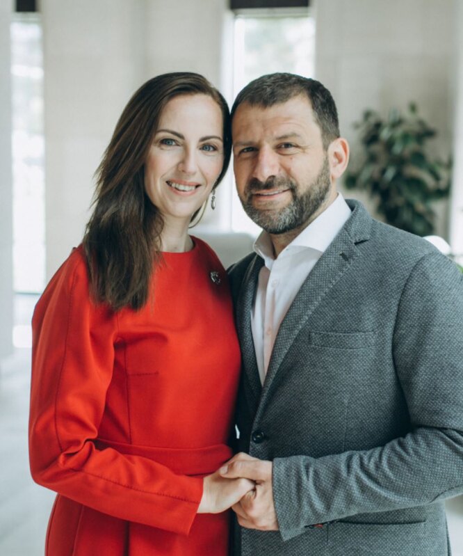 Игорь Рыбаков с женой