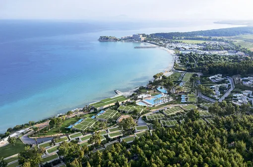 Вид Sani Resort с высоты птичьего полёта Вид Sani Resort с высоты птичьего полёта