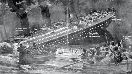 «Титаник» шел ко дну три часа, но спастись с корабля смогли немногие