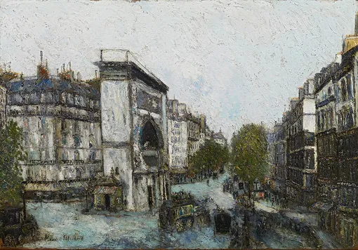 Морис Утрилло «Ворота Сен-Мартен», ок. 1908