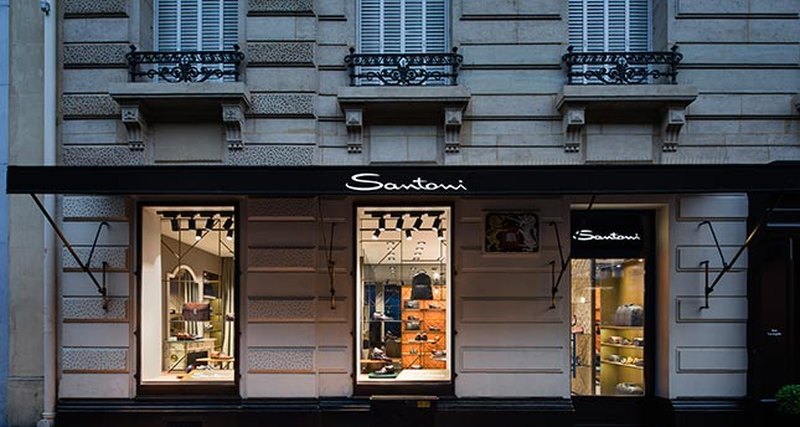 Открытие бутика Santoni в Париже