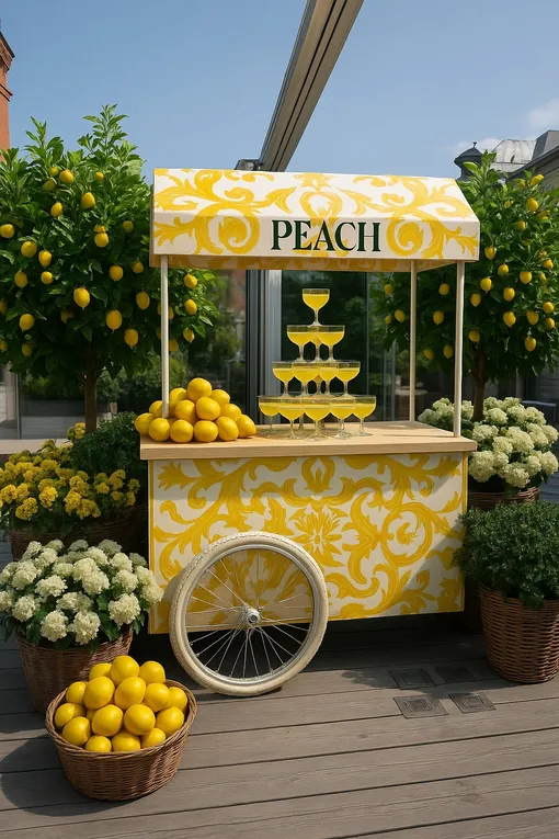 Итальянская зона ресторана Peach Итальянская зона ресторана Peach
