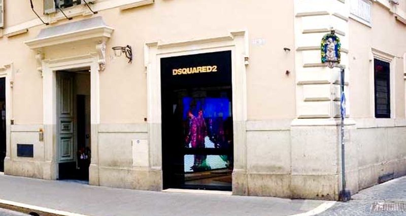 Открылся флагманский бутик Dsquared2 в Риме