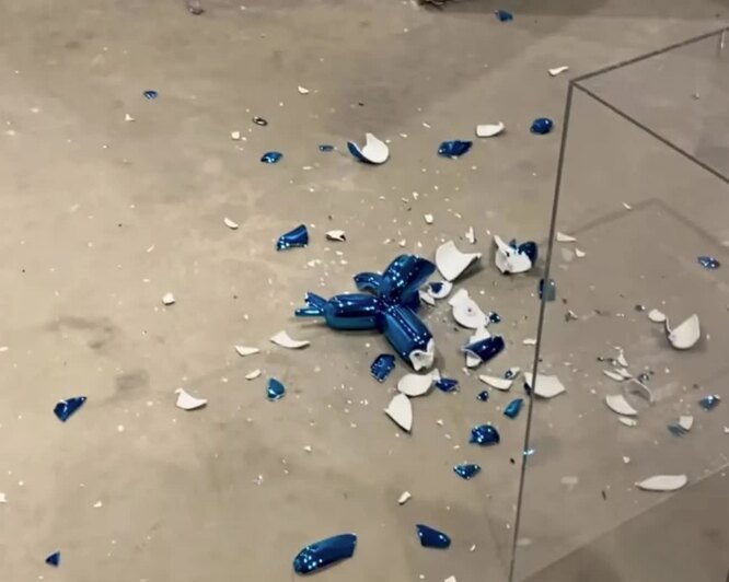 Посмотрите на скульптуру за $42 тыс., которую разбили на выставке ...