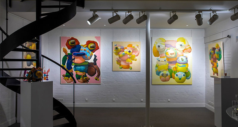В Askeri Gallery открылась выставка художника Питера Опхайма Happy Family