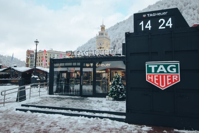 TAG Heuer открывает зимний бутик в «Роза Хутор»
