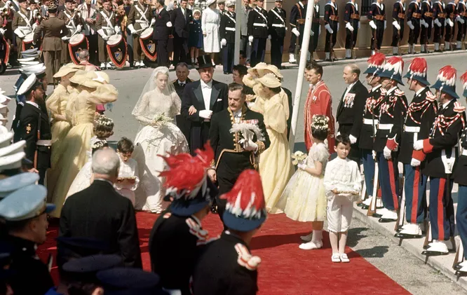 Свадьба Грейс Келли и Ренье III, 19 апреля 1956 года