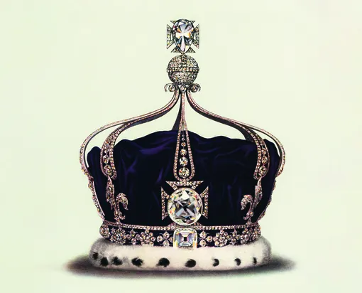 Алмаз «Кох-и-Нур» сияет в центре короны Марии Текской, бабушки Елизаветы II