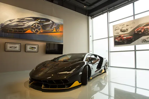 Выставка «Lamborghini: легенда дизайна» открылась в музее современного искусства