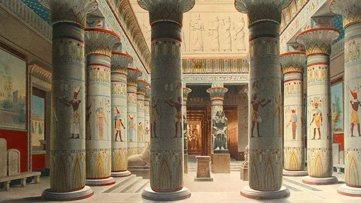 Египетский двор Нового музея в Берлине