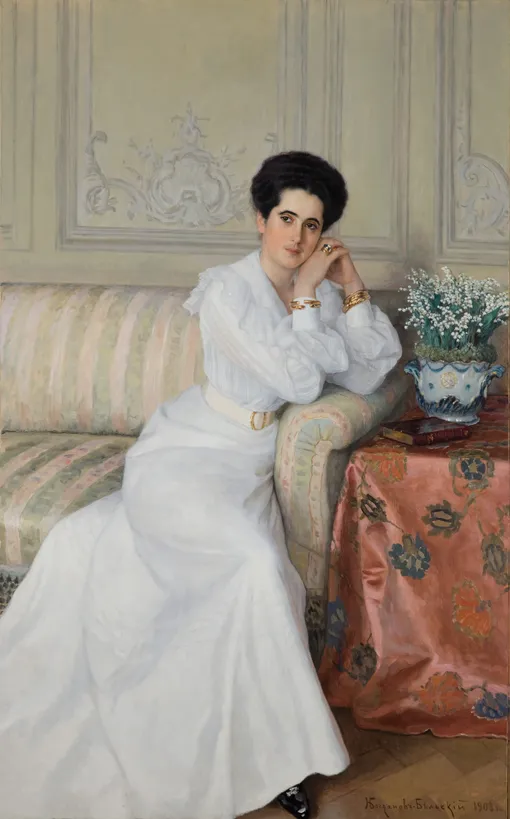 Николай Богданов-Бельский. Портрет Марии Константиновны Кудашевой. 1903. Государственный Эрмитаж