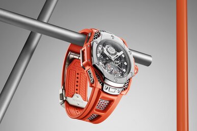 Король оранжевого лета: турбийон Hublot глазами Сэмюэля Росса Король оранжевого лета: турбийон Hublot глазами Сэмюэля Росса