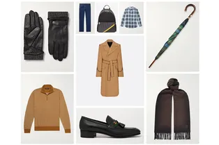 Пальто, зонты, уютные шарфы: 28 стильных предметов мужского гардероба для осени 2021 года