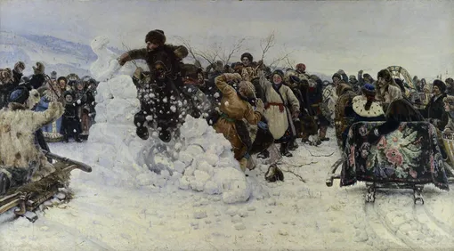 Василий Суриков, «Взятие снежного городка» (1891)